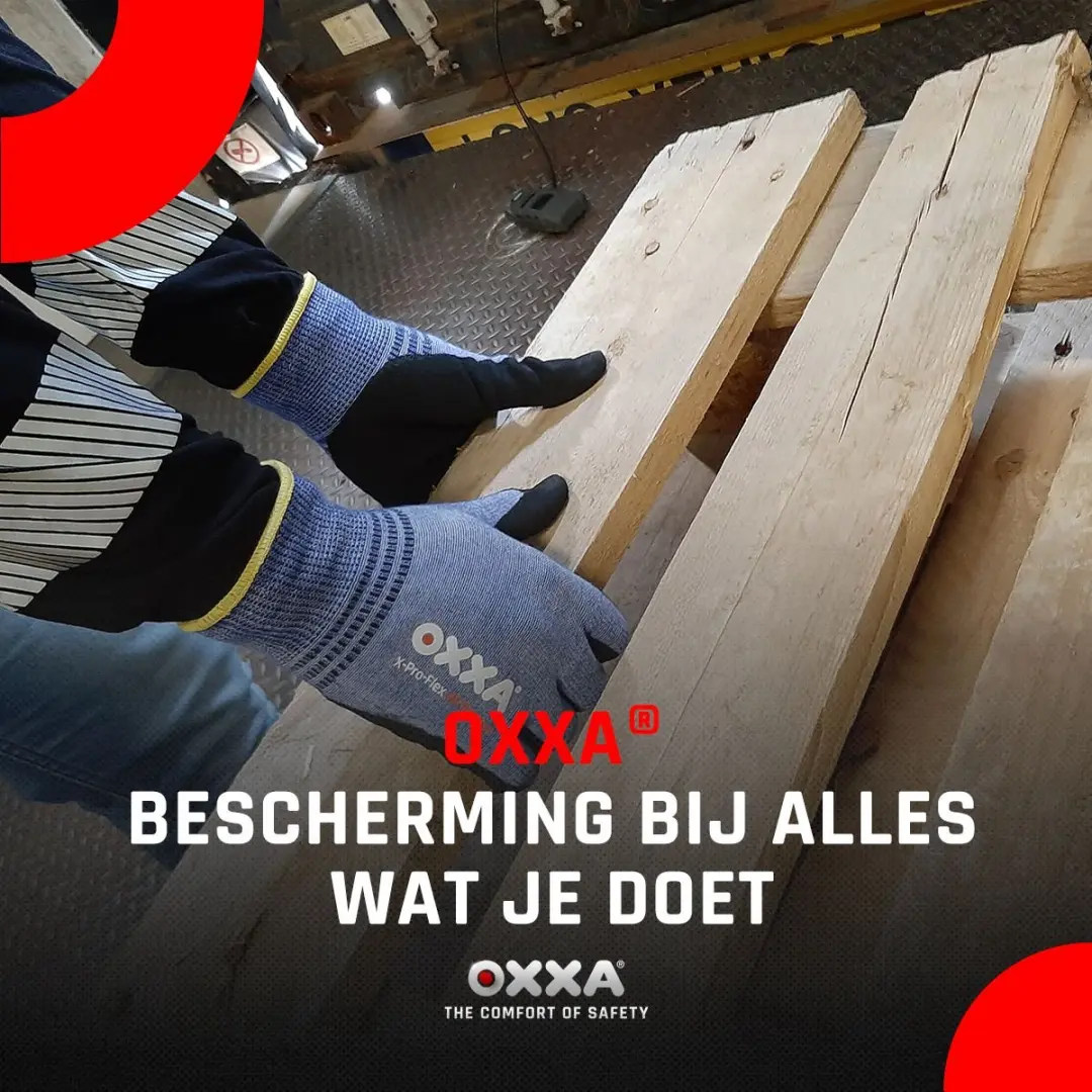 Oxxa X-Pro-Flex All-Season Handschoen M - Blauw