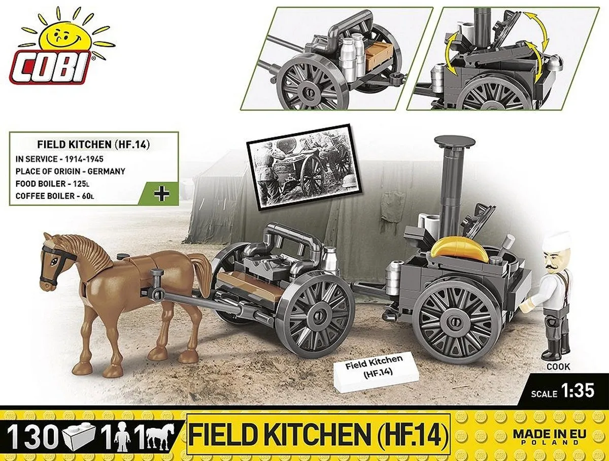 Cobi Veldkeuken Hf.14 COBI-2290 - 130 Stukken - Meerkleurig