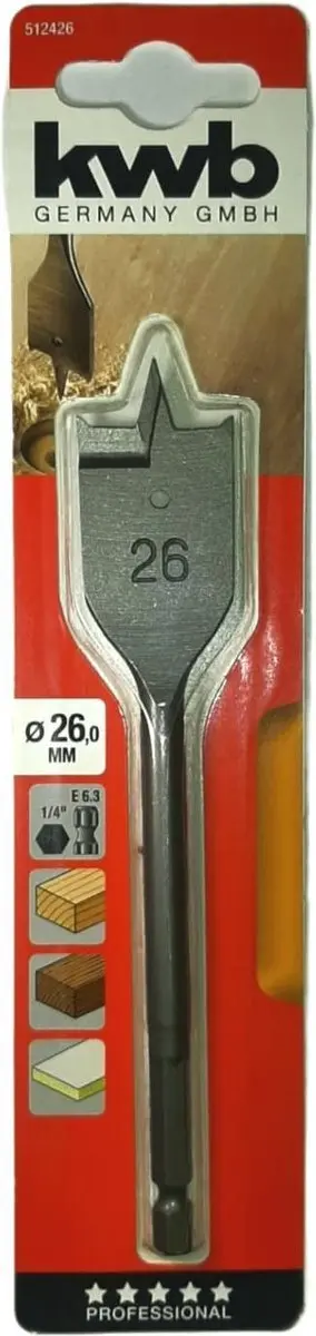 KWB Speedboor Lepelboor 26mm Profi