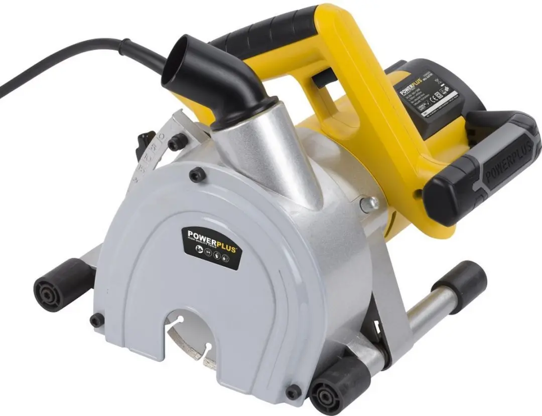 Powerplus POWX0650 Muurfrees 1800W - 2x Ø150mm Geel