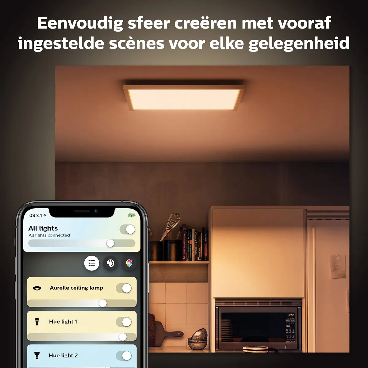 Philips Hue Aurelle Paneellamp Wit - 1 Stuks