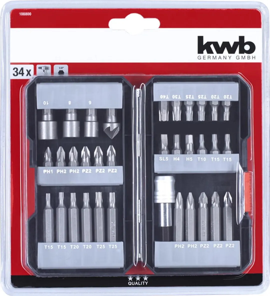 KWB Bitbox 34-delig S-box