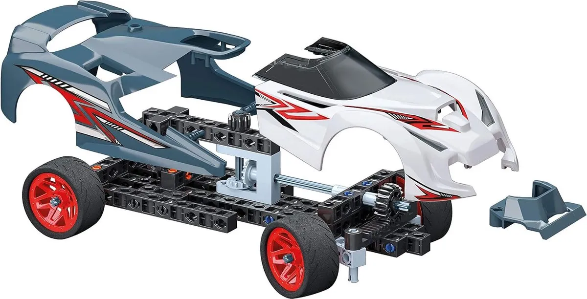 Clementoni Hypercar Construction Challenge Bouwdoos - 100 Stukken - afbeelding 3 van 4