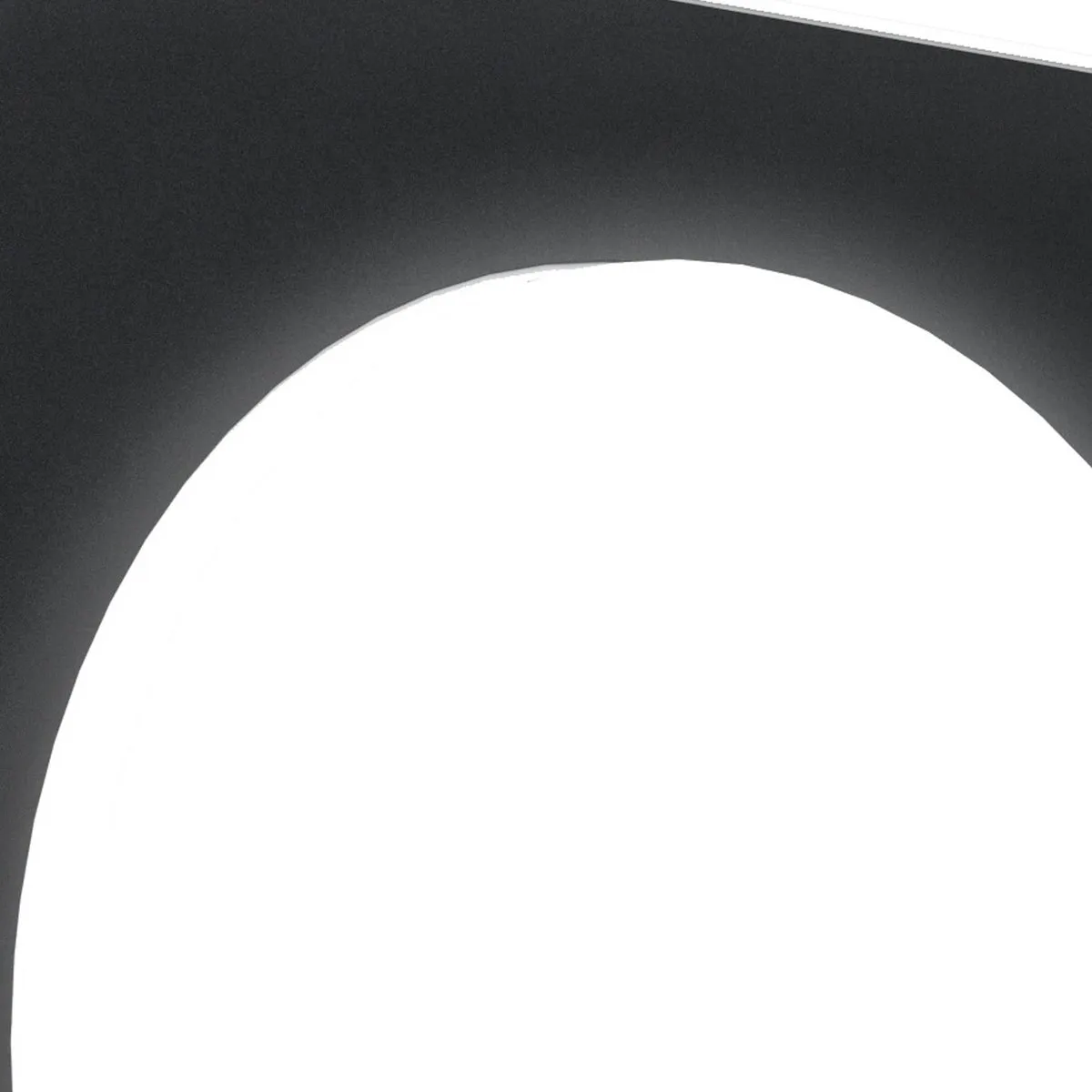 Eglo Madriz Wandlamp Buiten Sensor LED 23cm - Zwart/Wit