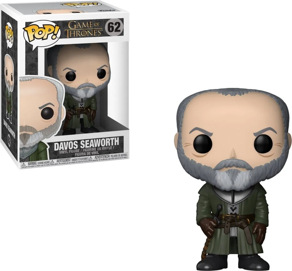 Funko Pop! Davos Seaworth Game of Thrones - Verzamelfiguur 29164 - Multicolor