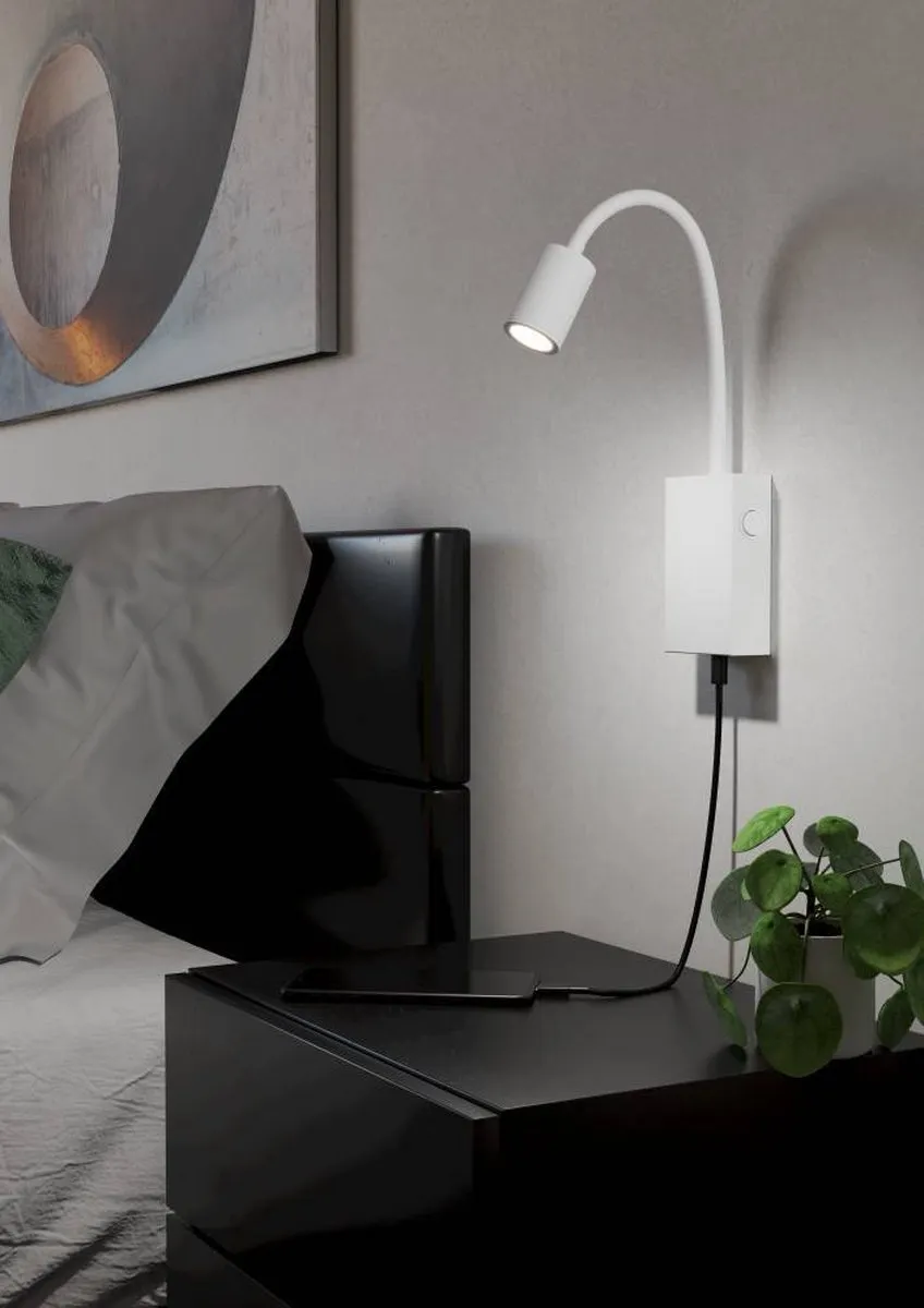 Eglo Tazzoli LED Wandlamp 450lm - Wit