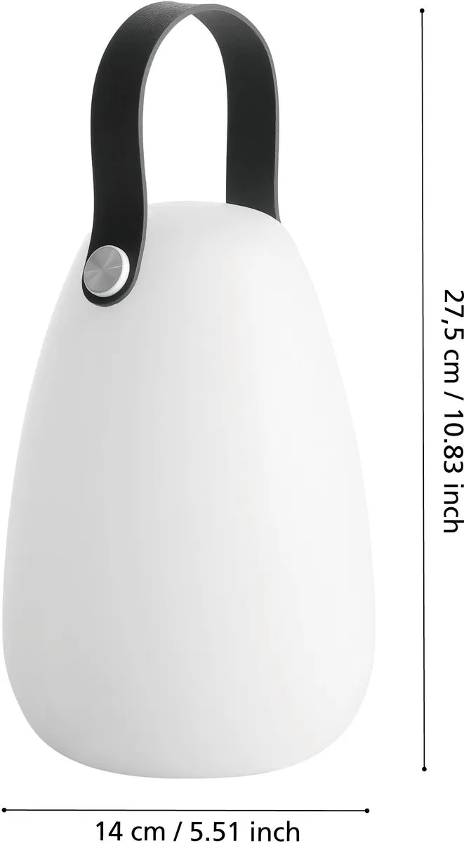 Eglo Zonne Tuinverlichting LED RGB - 2 Lichtpunten - Zwart/Wit - afbeelding 6 van 6