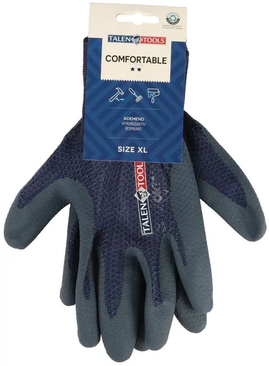 Talen Tools Werkhandschoenen Comfort XL - Donkerblauw