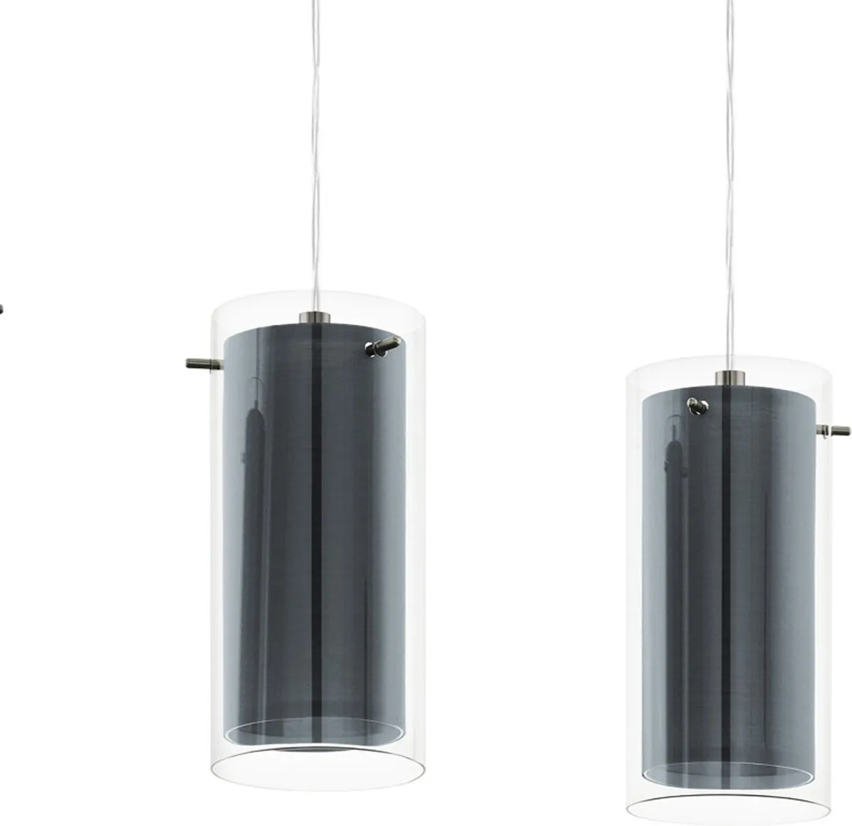 Eglo Pinto Textiel Hanglamp 94,5cm - Grijs