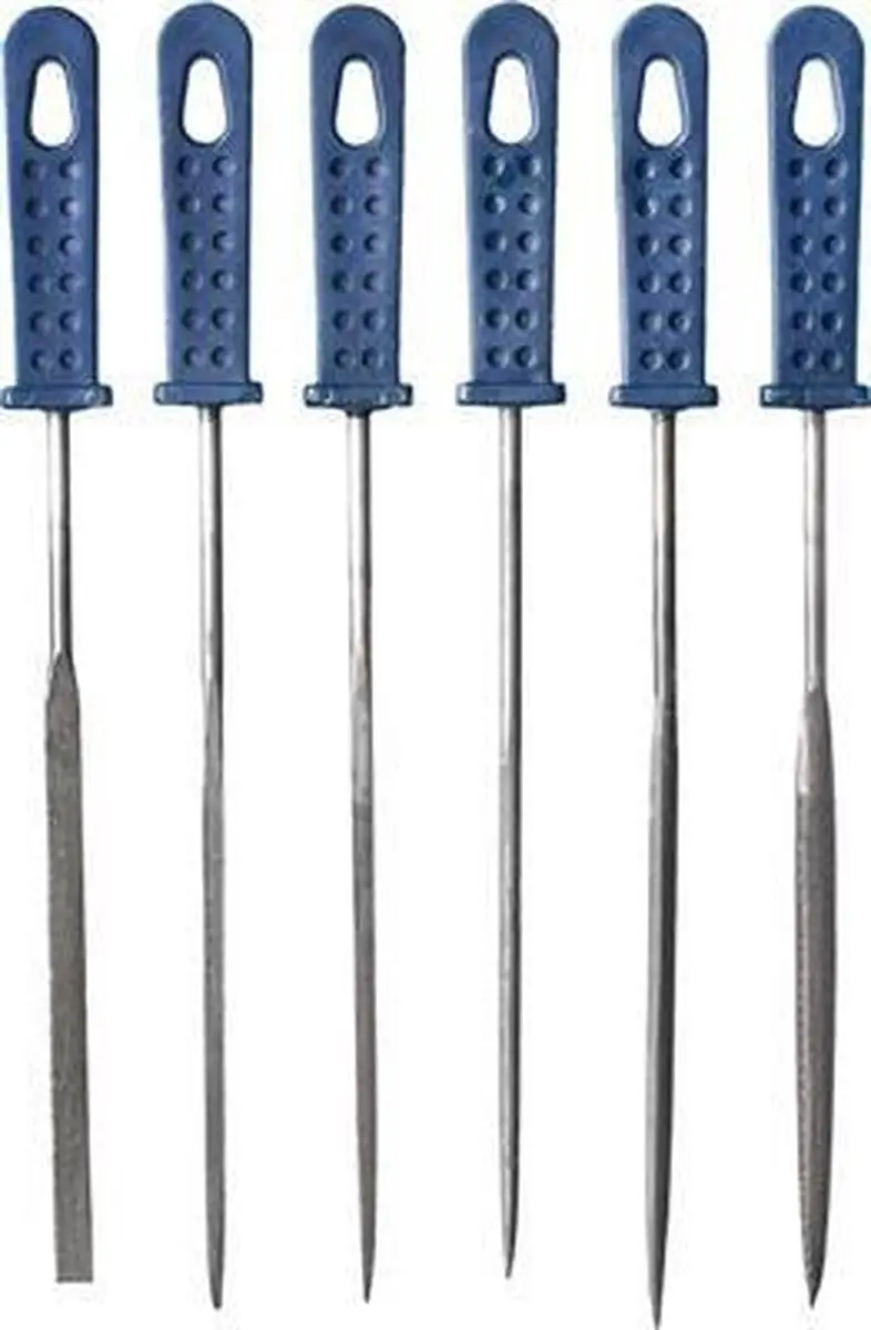 KWB Sleutelvijlenset 6-delig 120mm - 6 Stuks