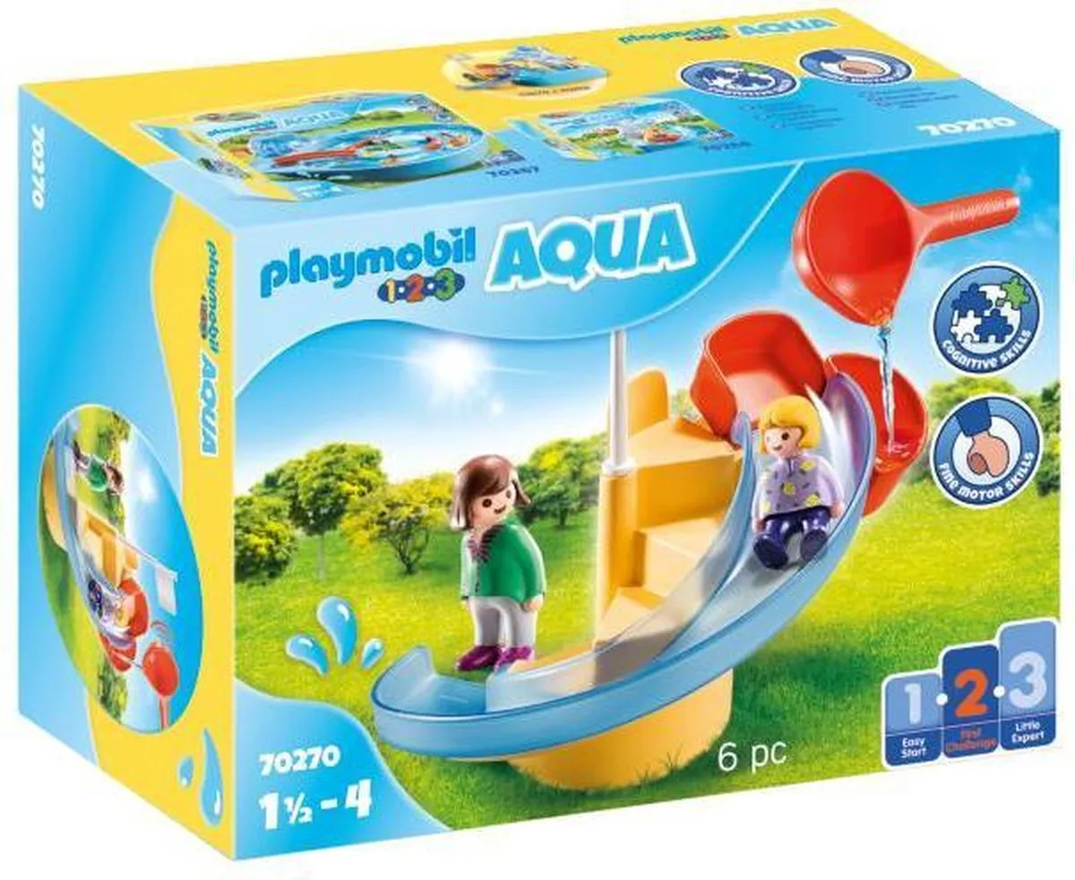 Playmobil 1.2.3 Aqua Waterglijbaan 70270