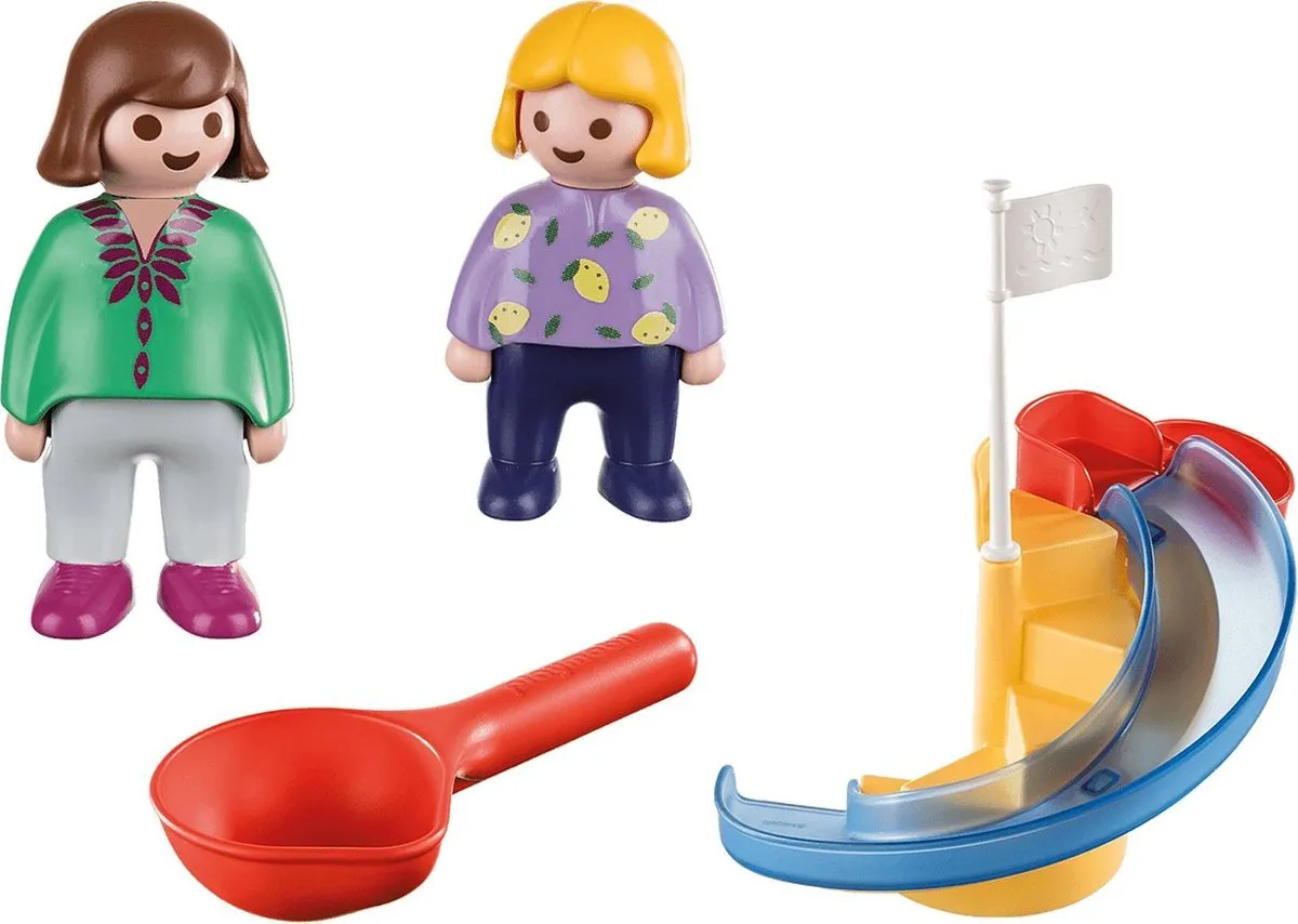 Playmobil 1.2.3 Aqua Waterglijbaan 70270 - Multicolor