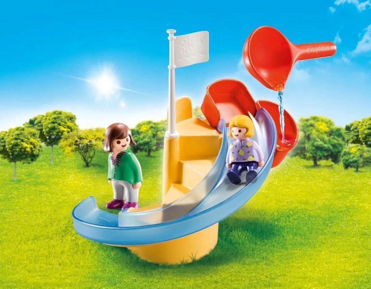 Playmobil 1.2.3 Aqua Waterglijbaan 70270 - Multicolor