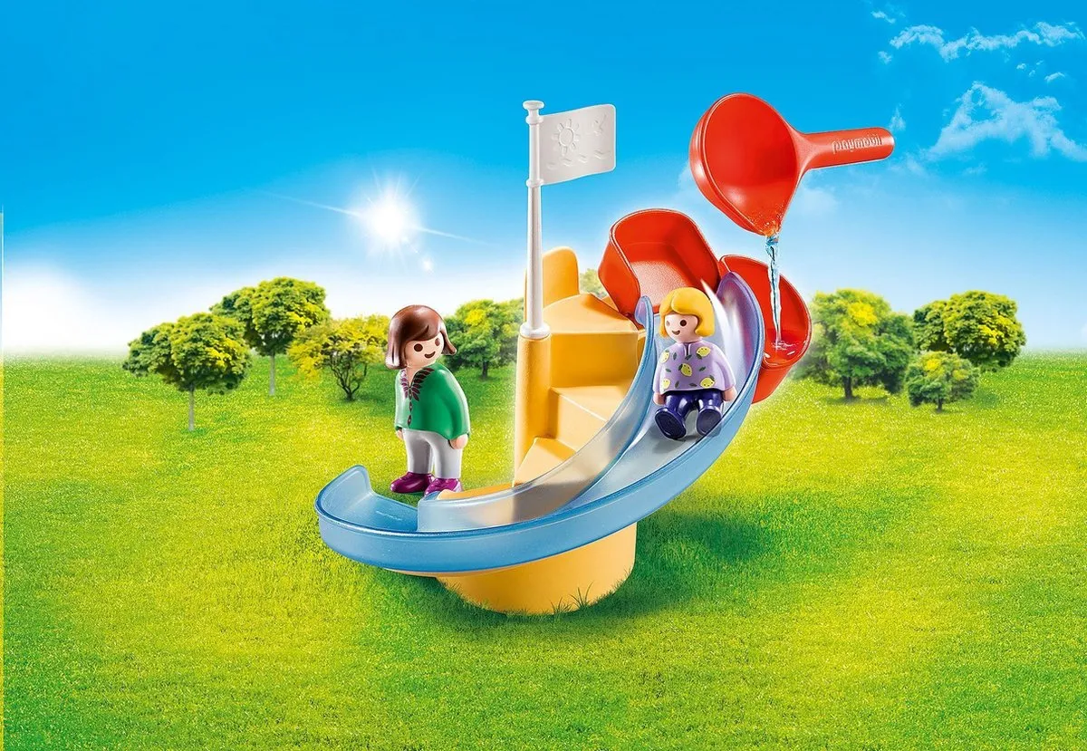 Playmobil 1.2.3 Aqua Waterglijbaan 70270 - Multicolor