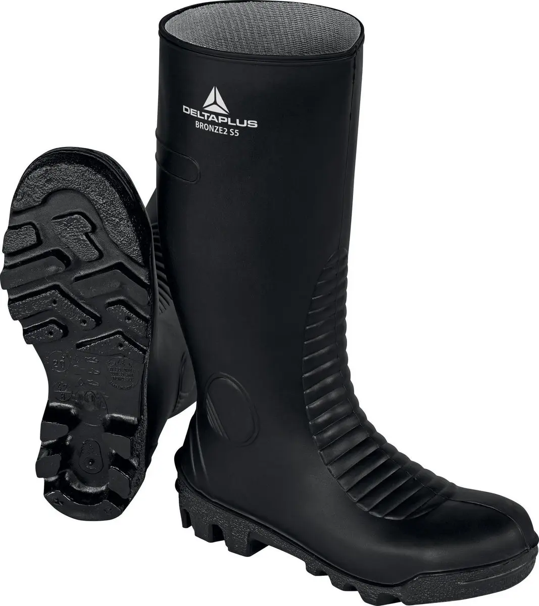 Delta Plus PVC Bronze Veiligheidslaarzen S5 - Zwart
