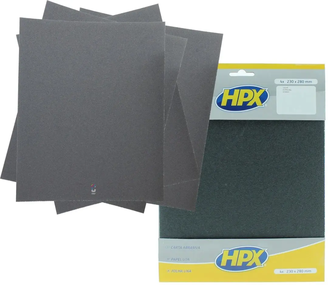 HPX Waterproof Schuurvellen Set P80/P120/P180 - 1 Stuk