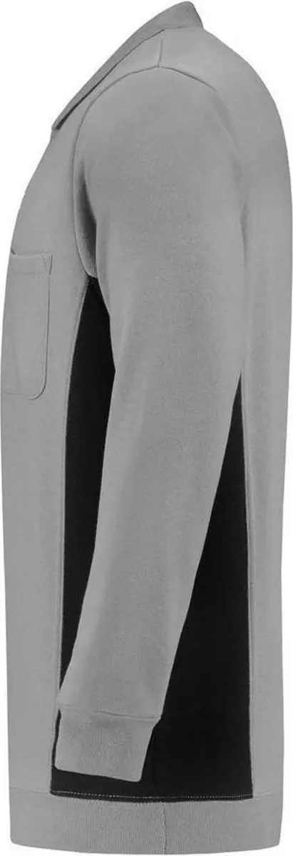 Tricorp Polosweater Bi-Color 302001 - 7XL - Grijs-Zwart