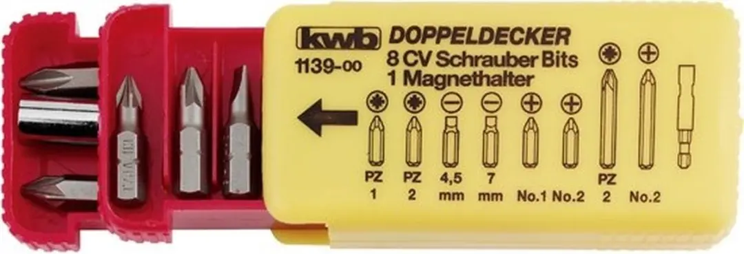 KWB Broekzak Bit-box 9-delig