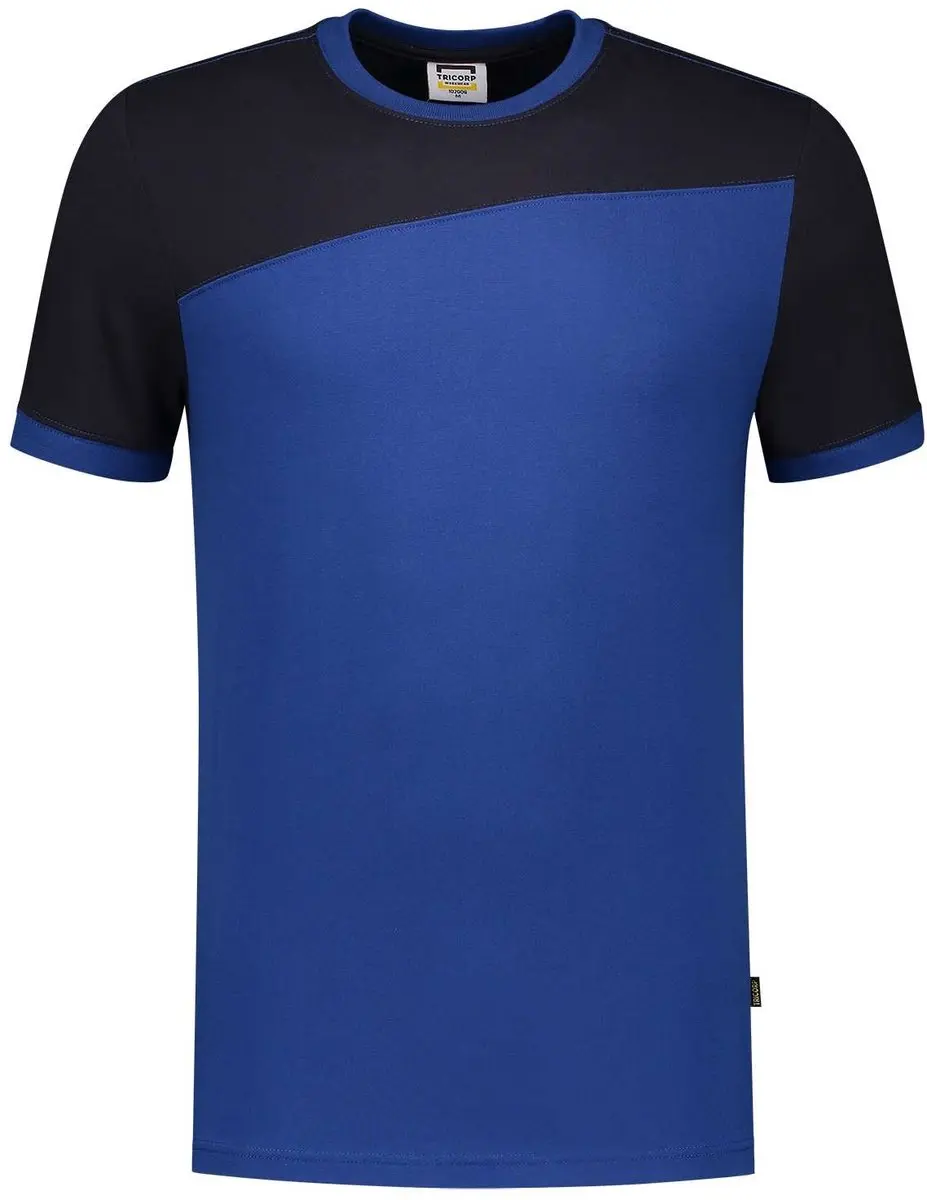 Tricorp T-shirt Bicolor 102006 - XXL - Zwart/Lime