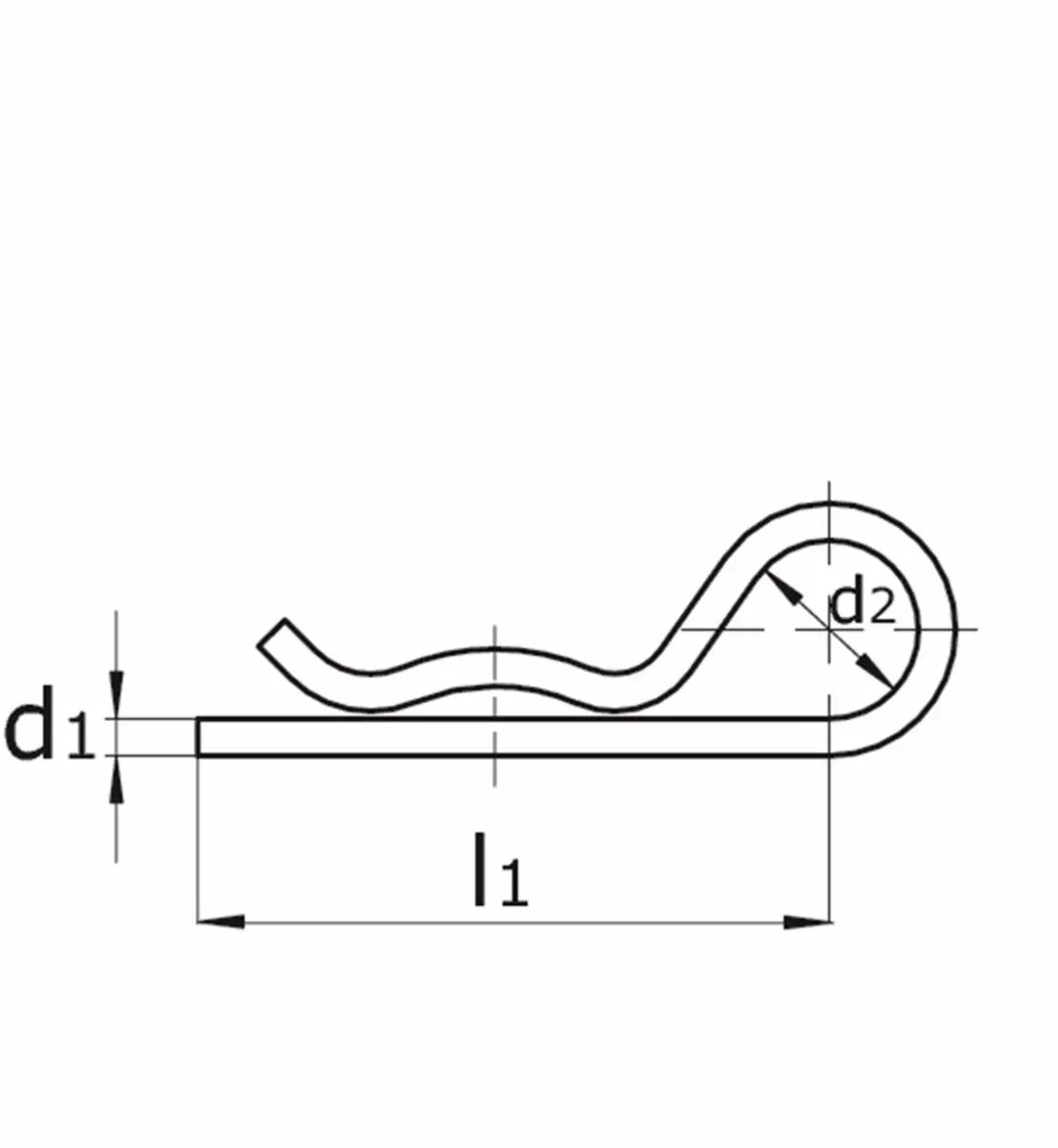 Dulimex Borgveer Enkel 6mm x 82mm - 100 Stuks