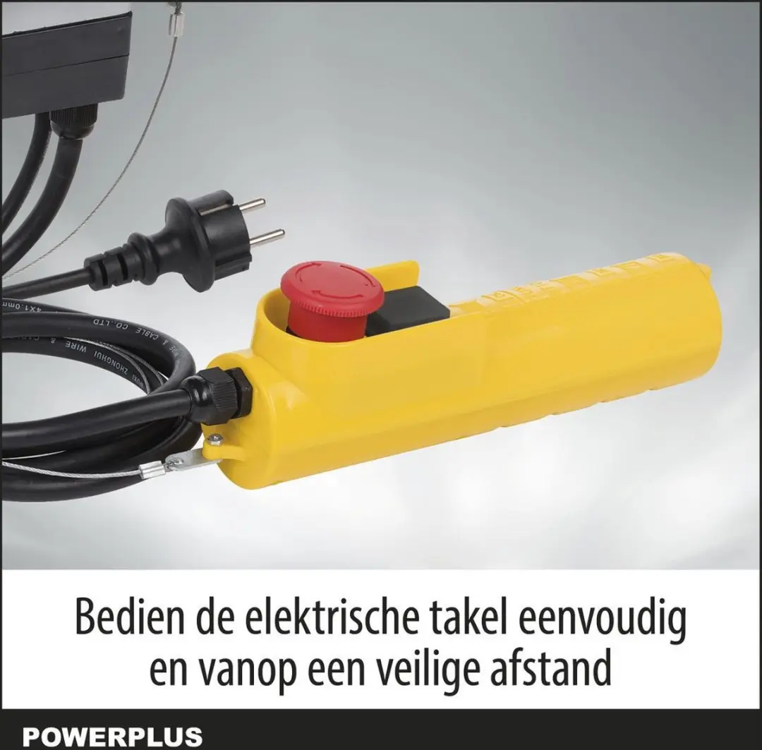Powerplus POWX903 Elektrische Kabeltakel 1300W - 800kg
