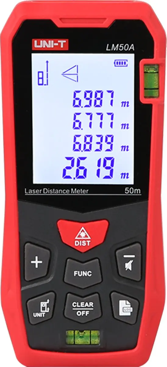 UNI-T LM50A Laser Afstandsmeter 50m