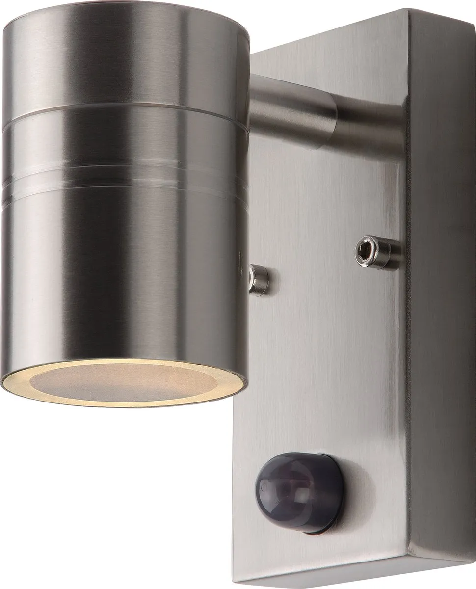 Lucide ARNE-LED Wandspot GU10 5W - Mat chroom