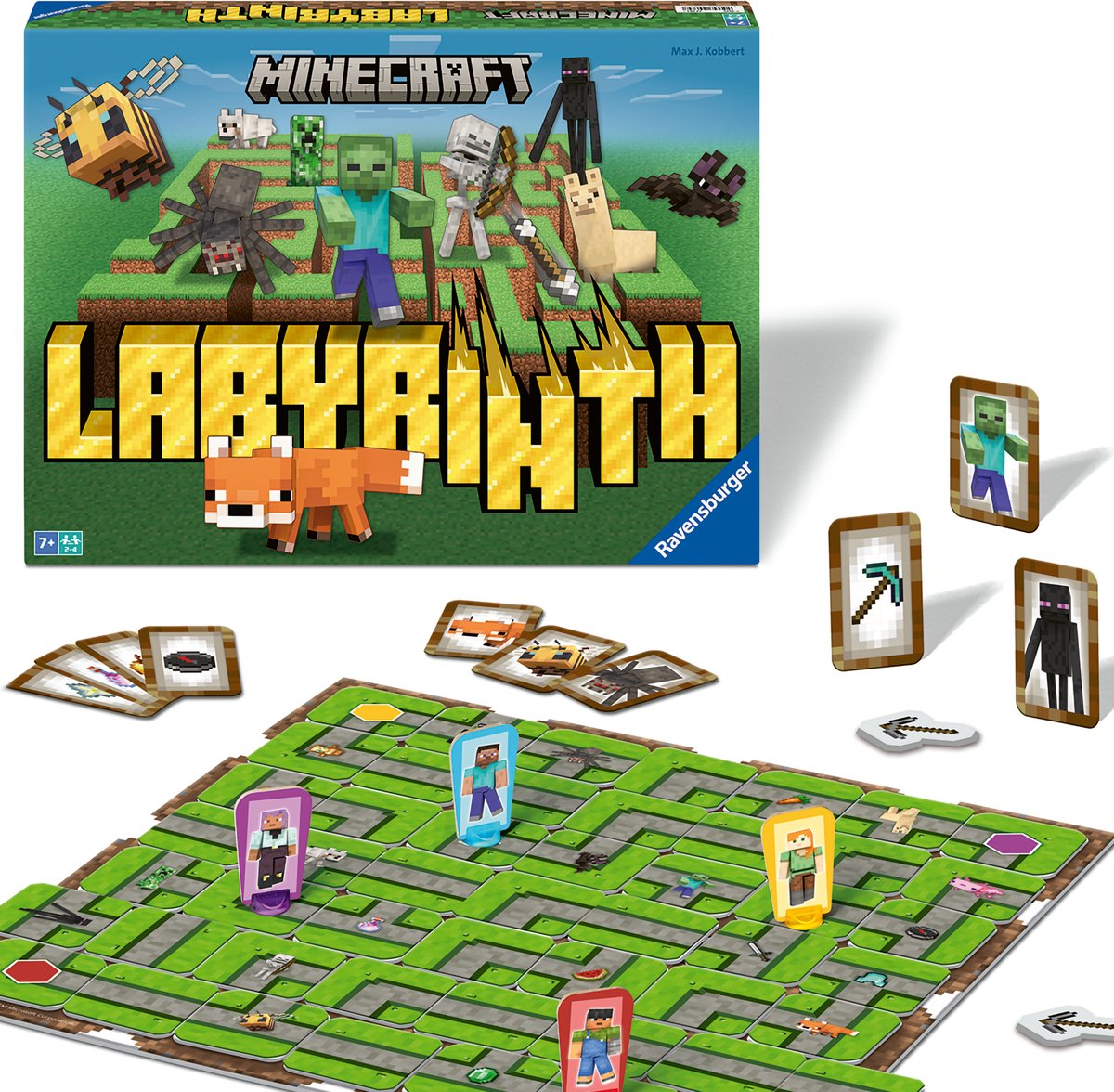 Ravensburger - Labyrinth Minecraft - Bordspel - 2-4 Spelers