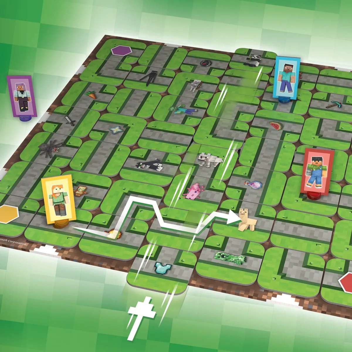 Ravensburger Labyrinth Minecraft Bordspel 24684 - 2-4 Spelers