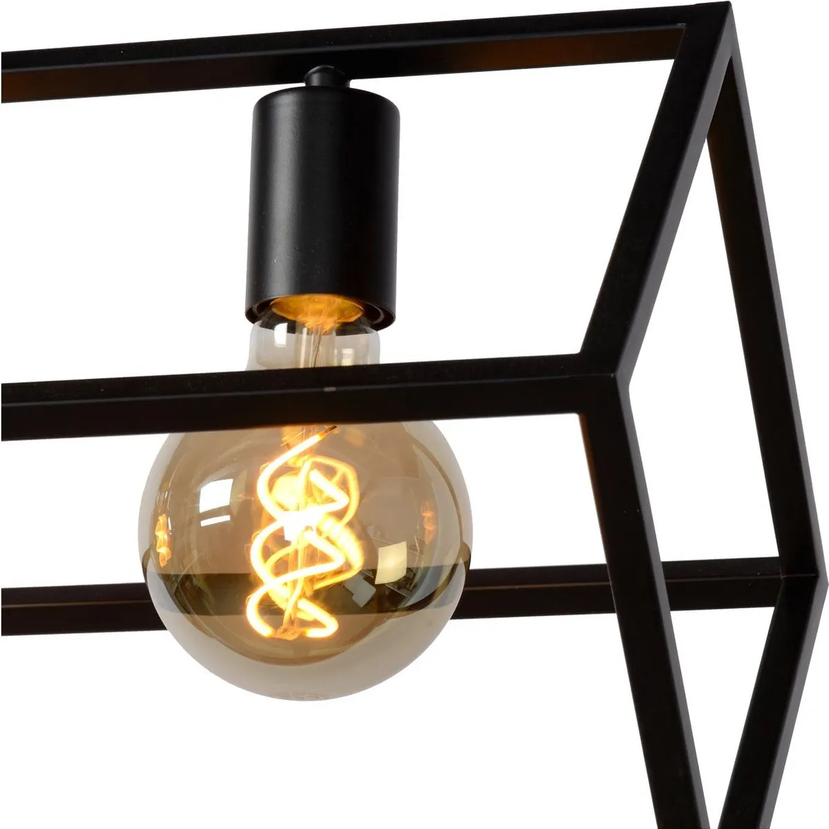 Lucide Fabian Hanglamp 4xE27 - Zwart