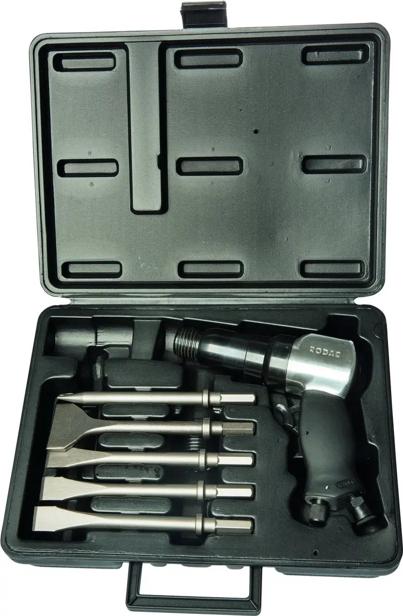 RODAC RC275BCB Hakhamer - 5 beitels in koffer