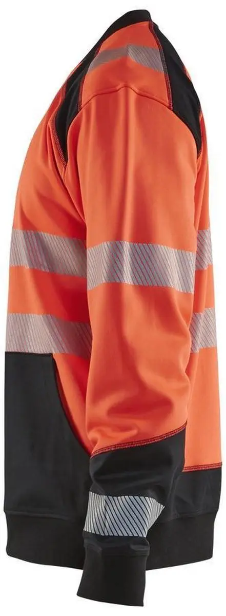 Blåkläder Sweatshirt High Vis 3541-2528 - Rood/Zwart S