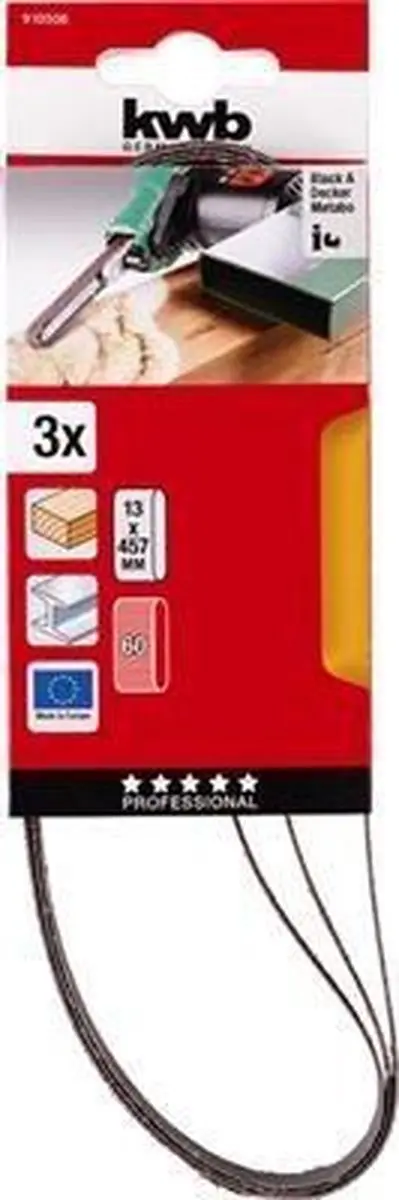 KWB Schuurband 13x457mm Korrel 60