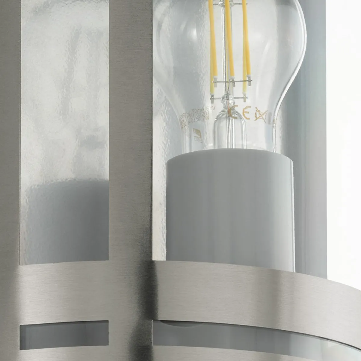 Eglo Tribano Buiten Wandlamp Zilvergrijs - 1 Lichtpunt
