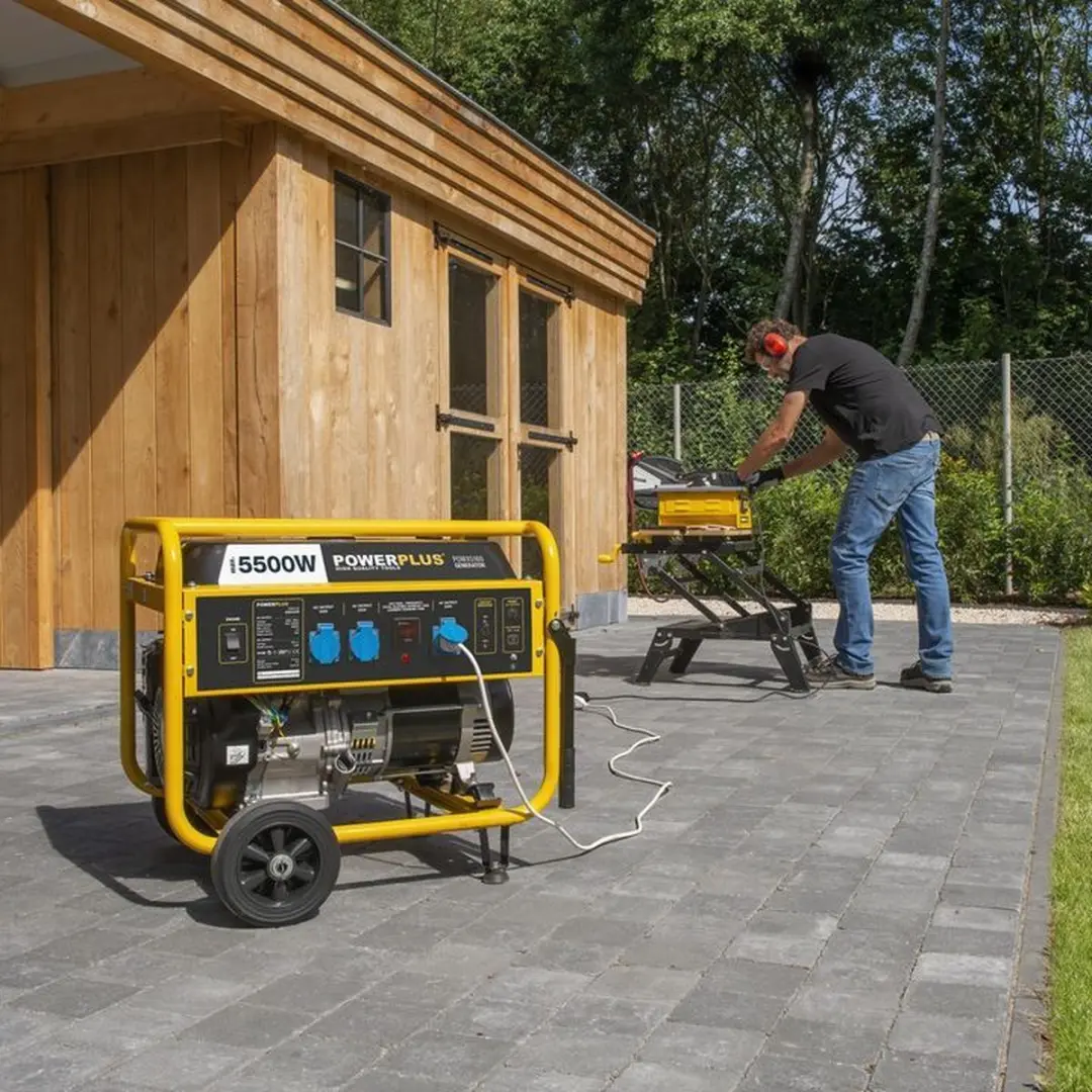 Powerplus POWX5160 Benzine Aggregaat 5500W