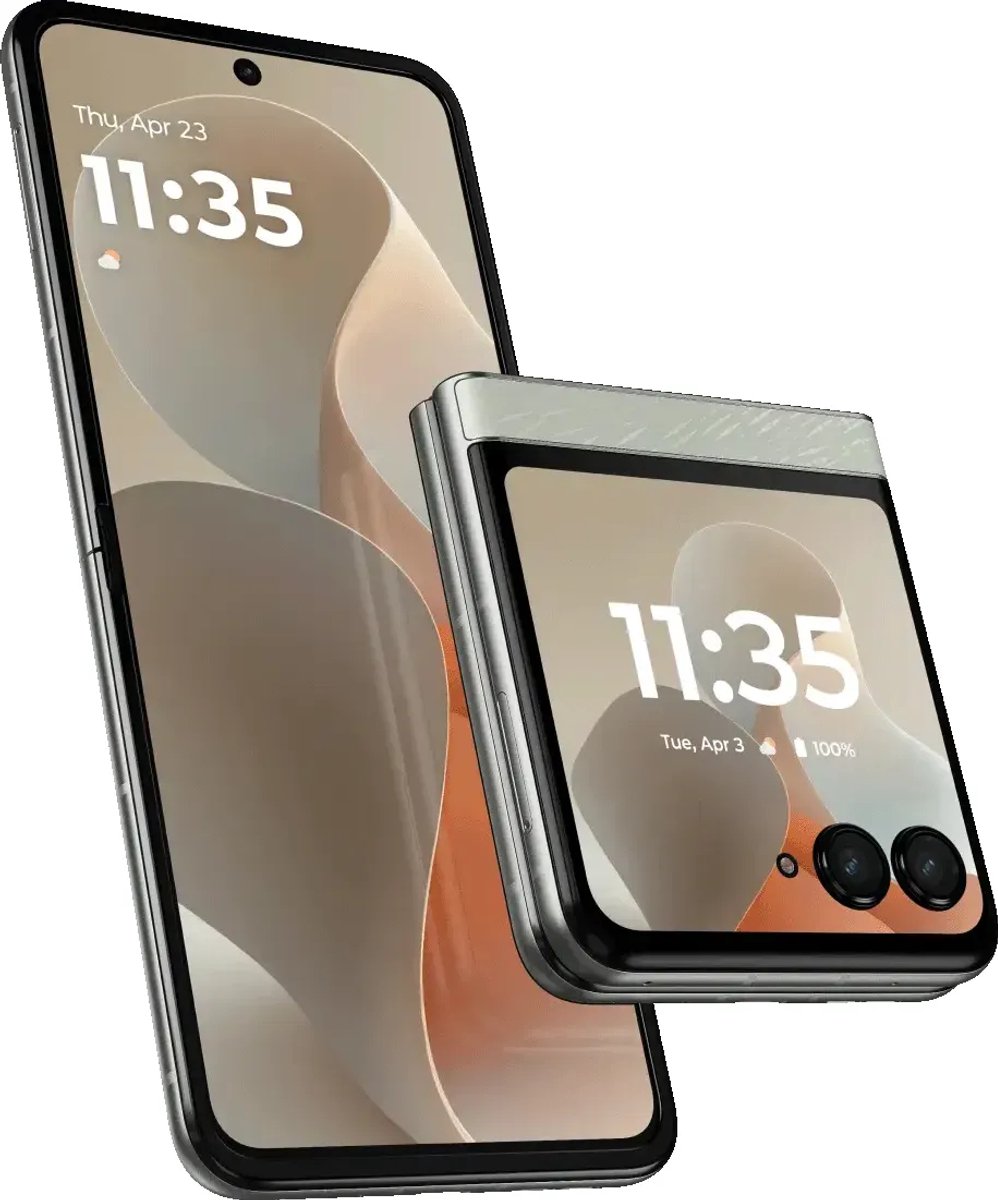 Motorola - razr 60 - 256GB - Pantone Lightest Sky