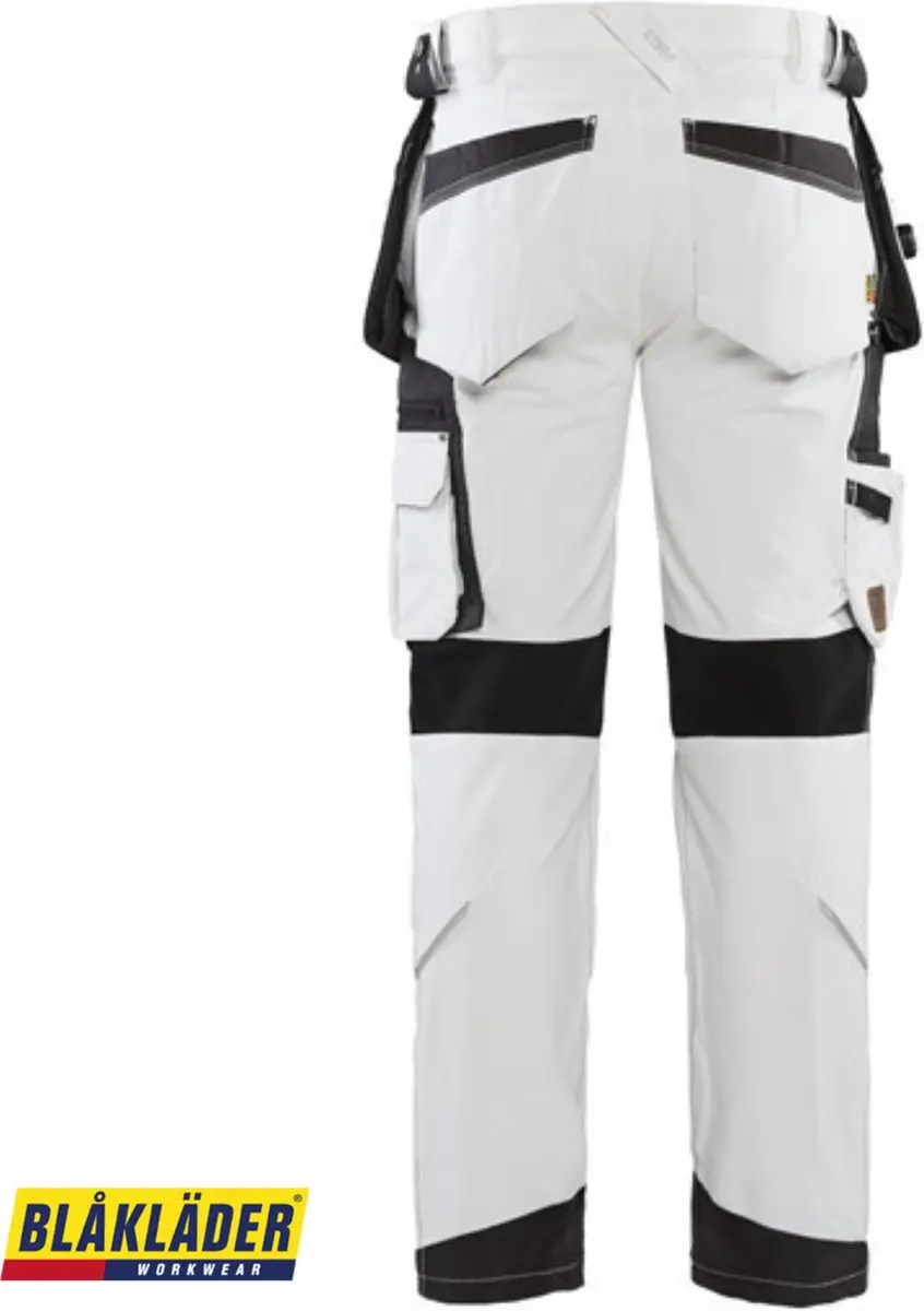 Blåkläder Schildersbroek 1079-1645 - Wit/Donkergrijs