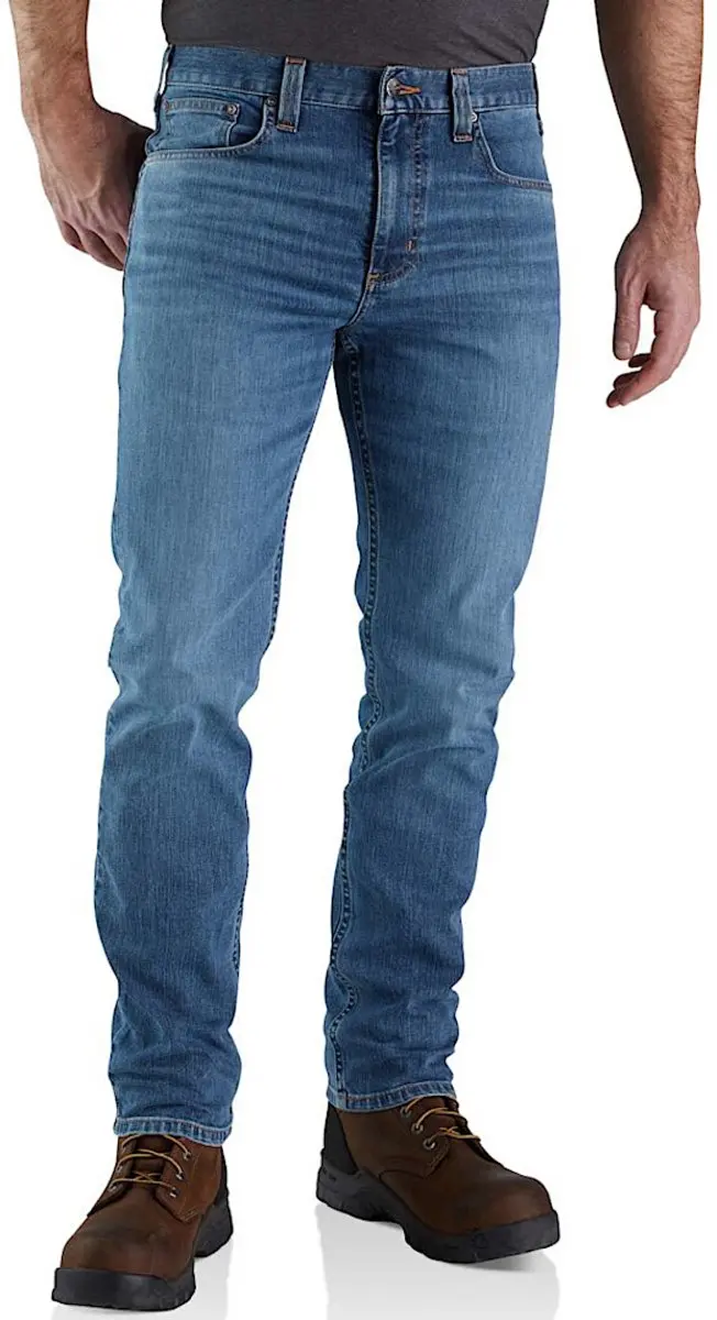 Carhartt Houghton Slim Fit 5-Pocket Jeans - Lichtblauw