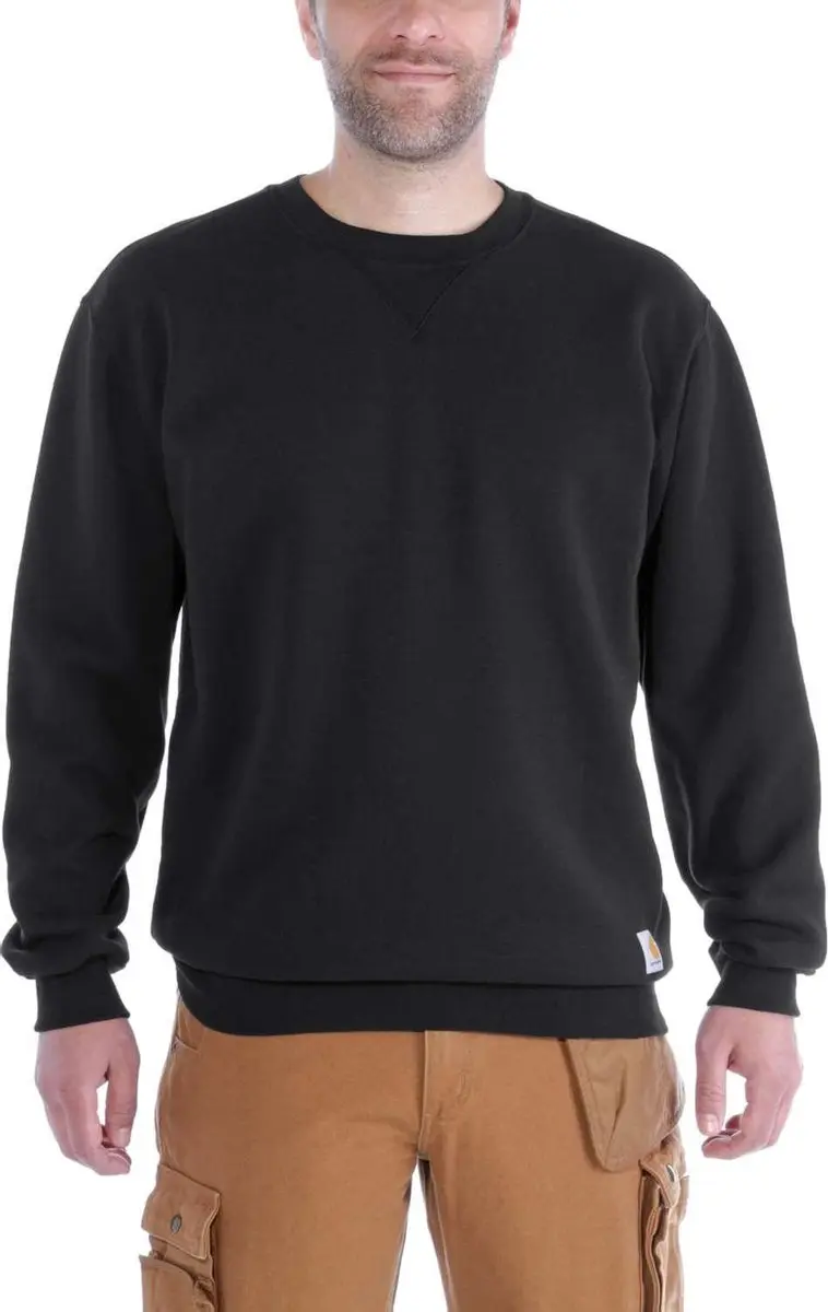 Carhartt K124 Loose Fit Midweight Crewneck Sweatshirt - XS - Zwart