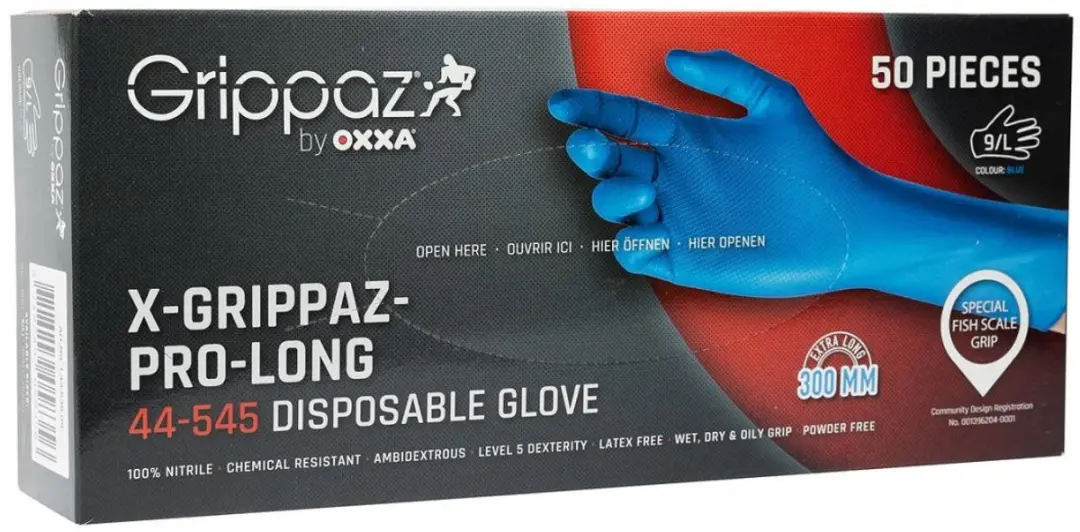 Oxxa X-Grippaz-Pro-Long Nitril Handschoenen 3XL