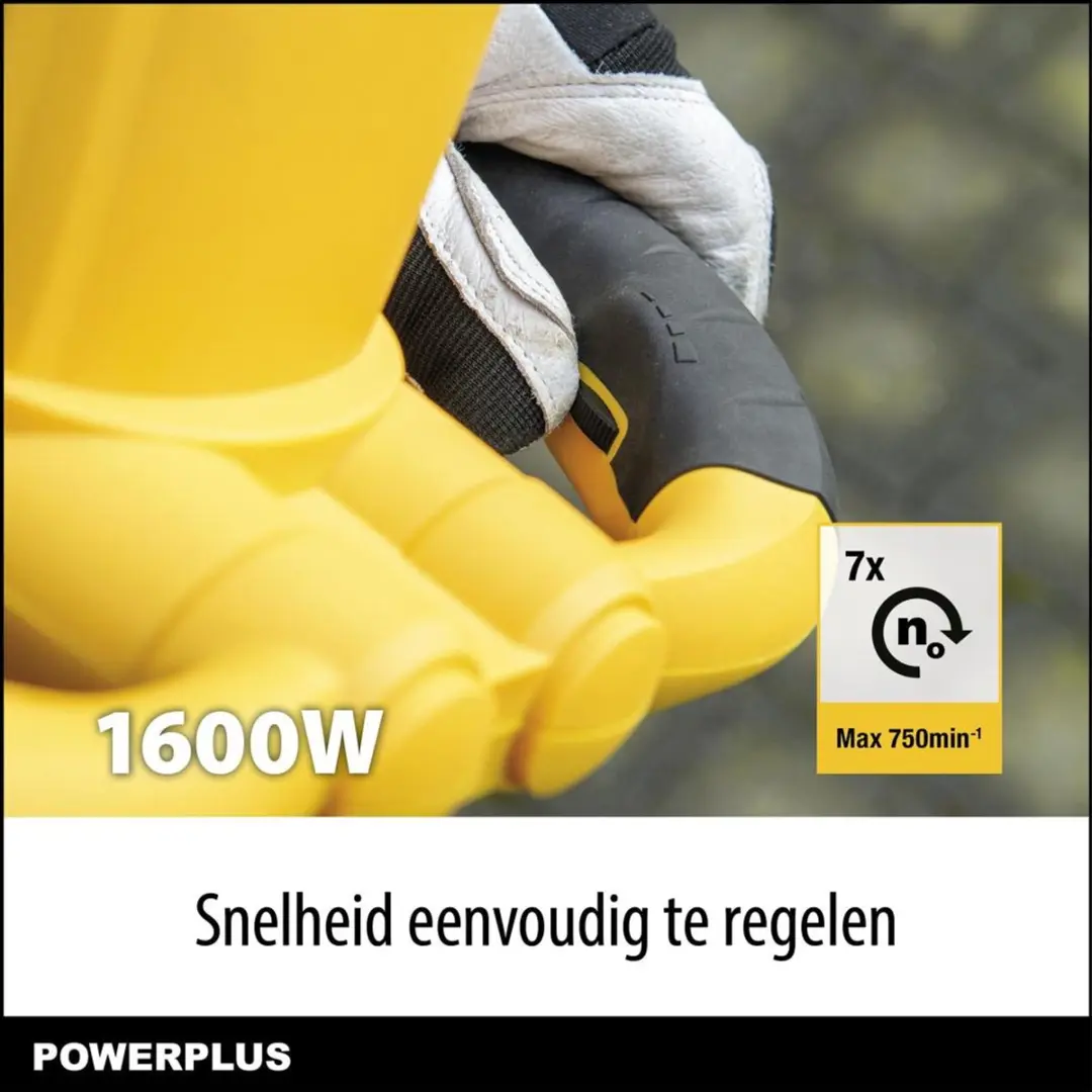 Powerplus POWX0842 Beton- en Verfmenger 1600W - Ø160mm - afbeelding 6 van 6