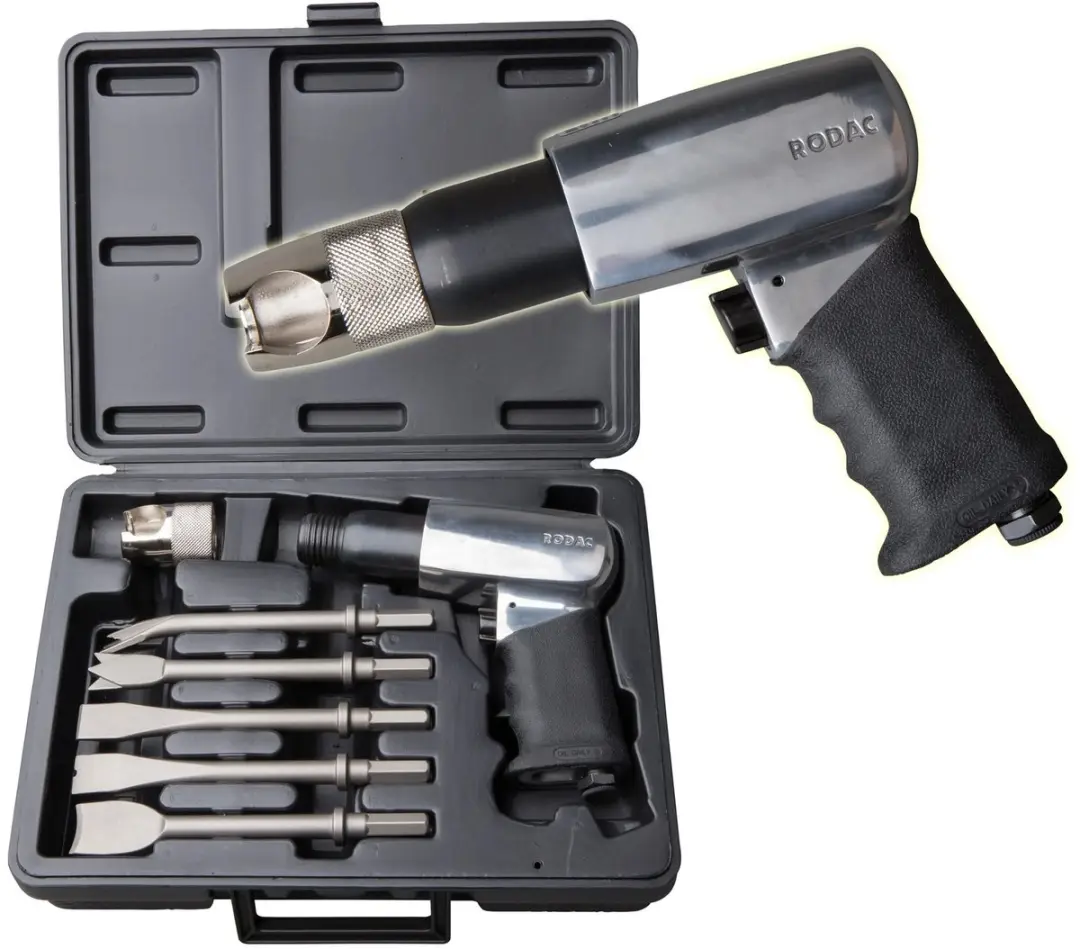 RODAC RC293HBC Hakhamer 67mm - Metaalbewerking met 5 beitels