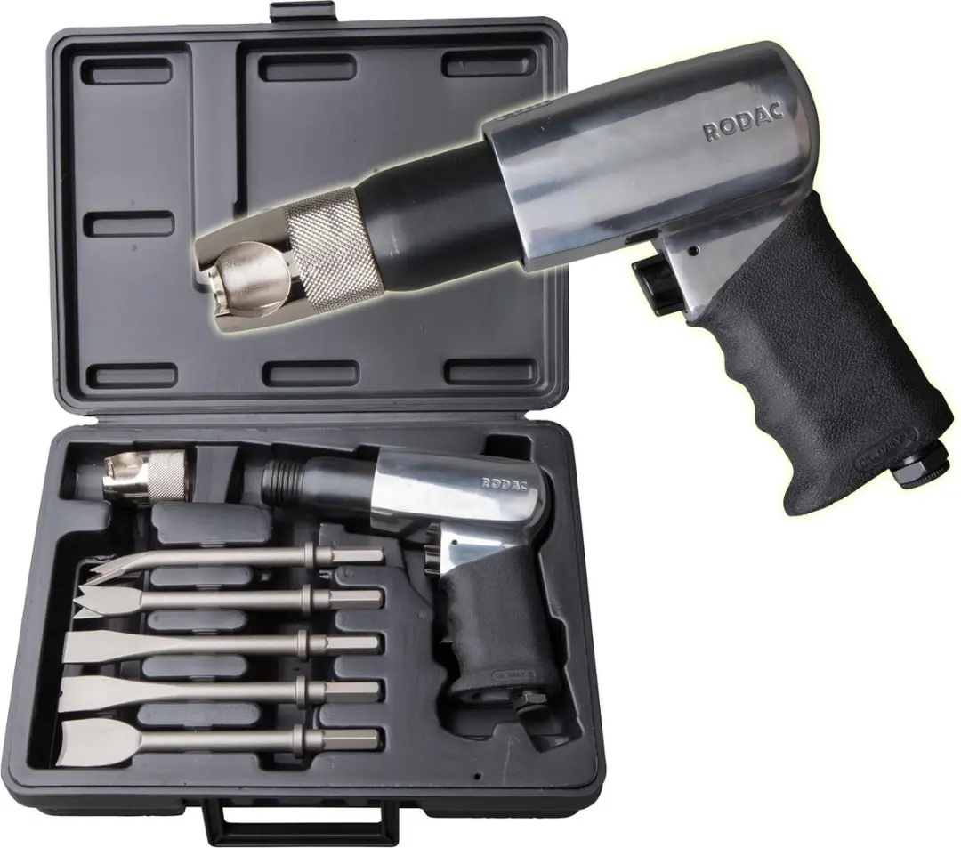 RODAC RC293HBC Hakhamer 67mm - Metaalbewerking met 5 beitels
