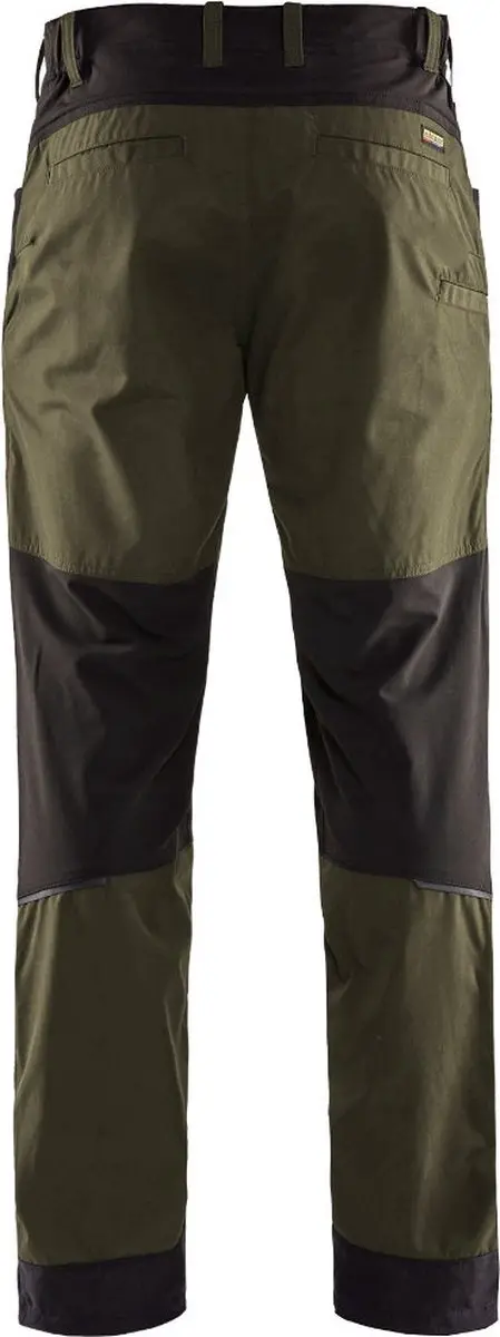 Blåkläder Service Werkbroek 1456-1845 - 44 - Groen/Zwart - afbeelding 6 van 6