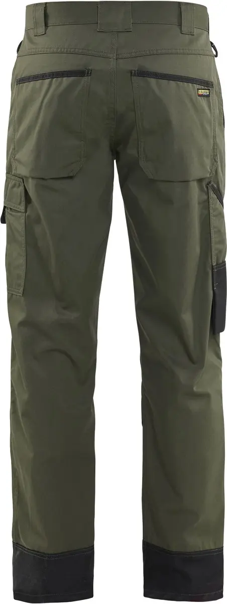 Blåkläder Garden Werkbroek 1454-1835 - Maat 62 - Army Groen/Zwart