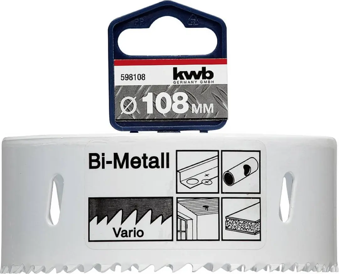 KWB Gatenzaag Ø108mm Bi-metaal 8% Kobalt - 598108