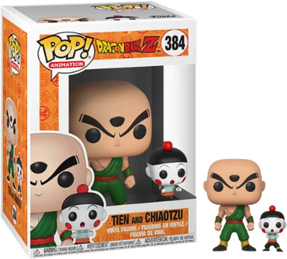 Funko POP! Dragon Ball Z Chiaotzu & Tien 32254 - Multi