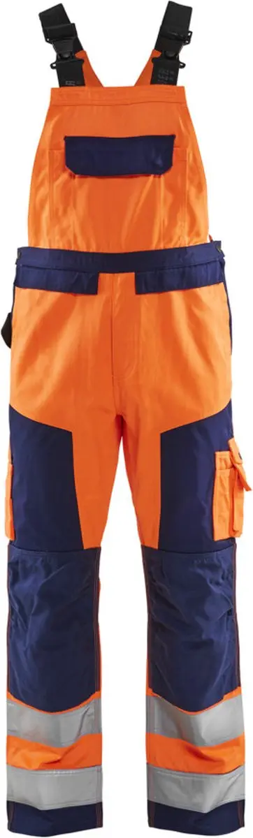 Blåkläder Bretelbroek High Vis 2660-1811