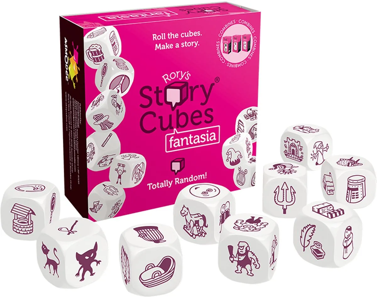 Asmodee Rory's Story Cubes Fantasia Dobbelspel - 10 Spelers