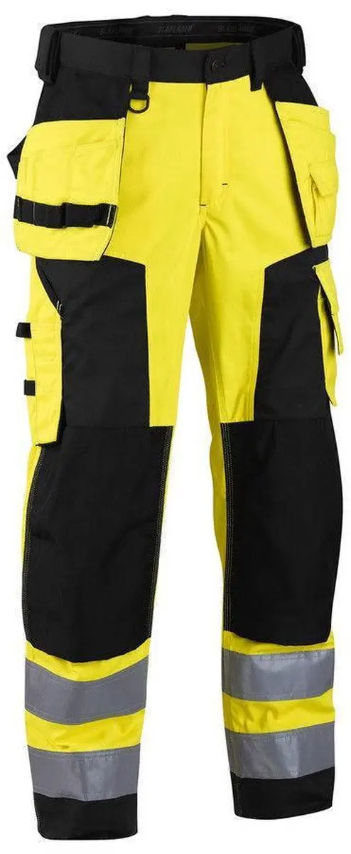 Blåkläder Werkbroek Softshell High Vis Geel/Zwart - Maat 56